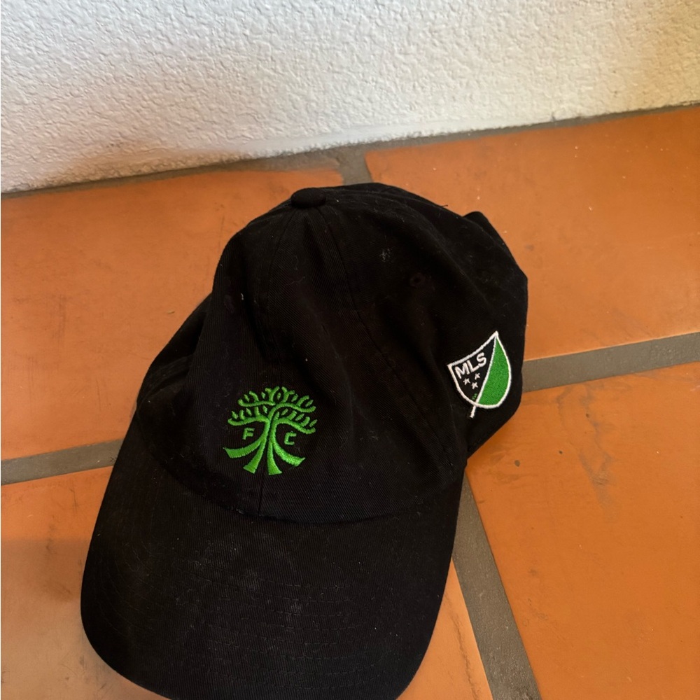 Austin FC black embroidered hat